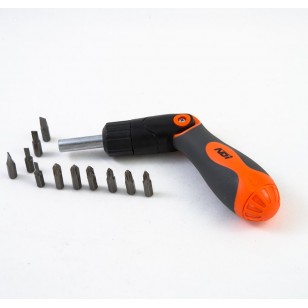 13PCS SCREWDRIVER SET WITH RATCHET HANDLE ND-0521