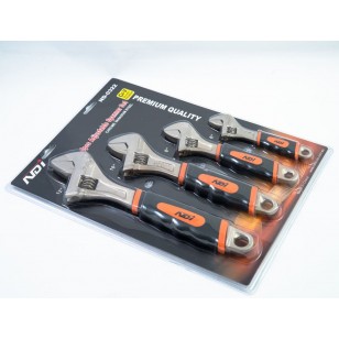 4pc adjustable wrench set CR-V spanner set ND-0322